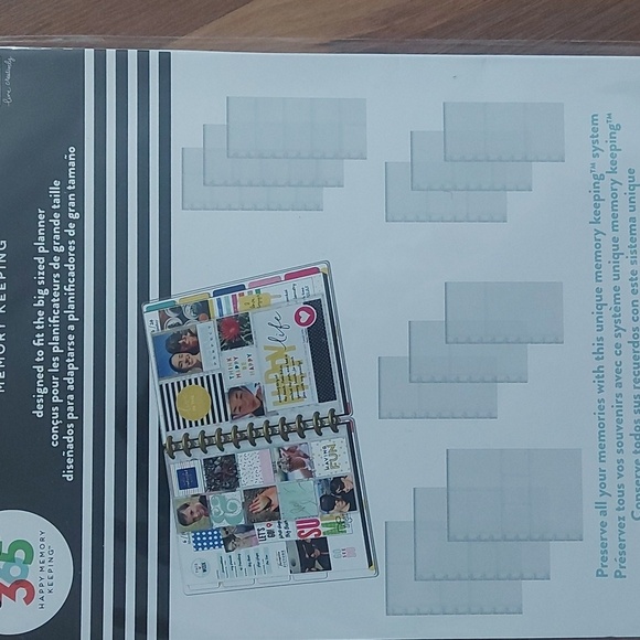 NWT Happy Planner Happy Memory Keeping Page Protectors 12 Sheets - Picture 5 of 5